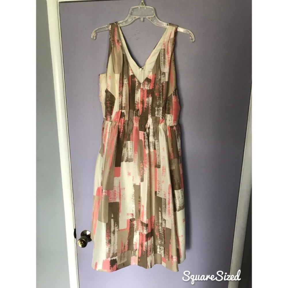 🎉MUST GO🎉Banana Republic brown and pink dress